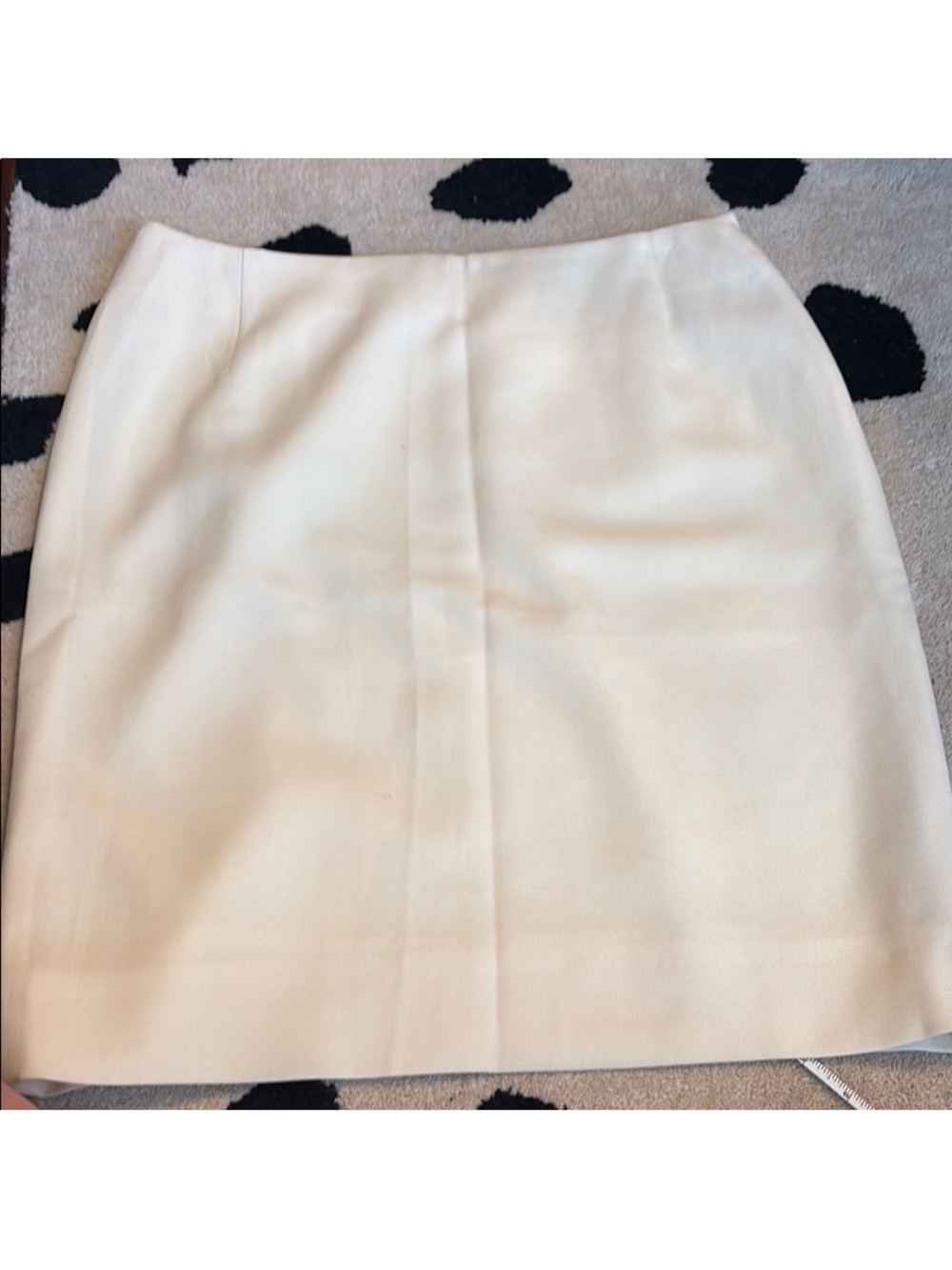 MaxMara Cream Pencil Skirt